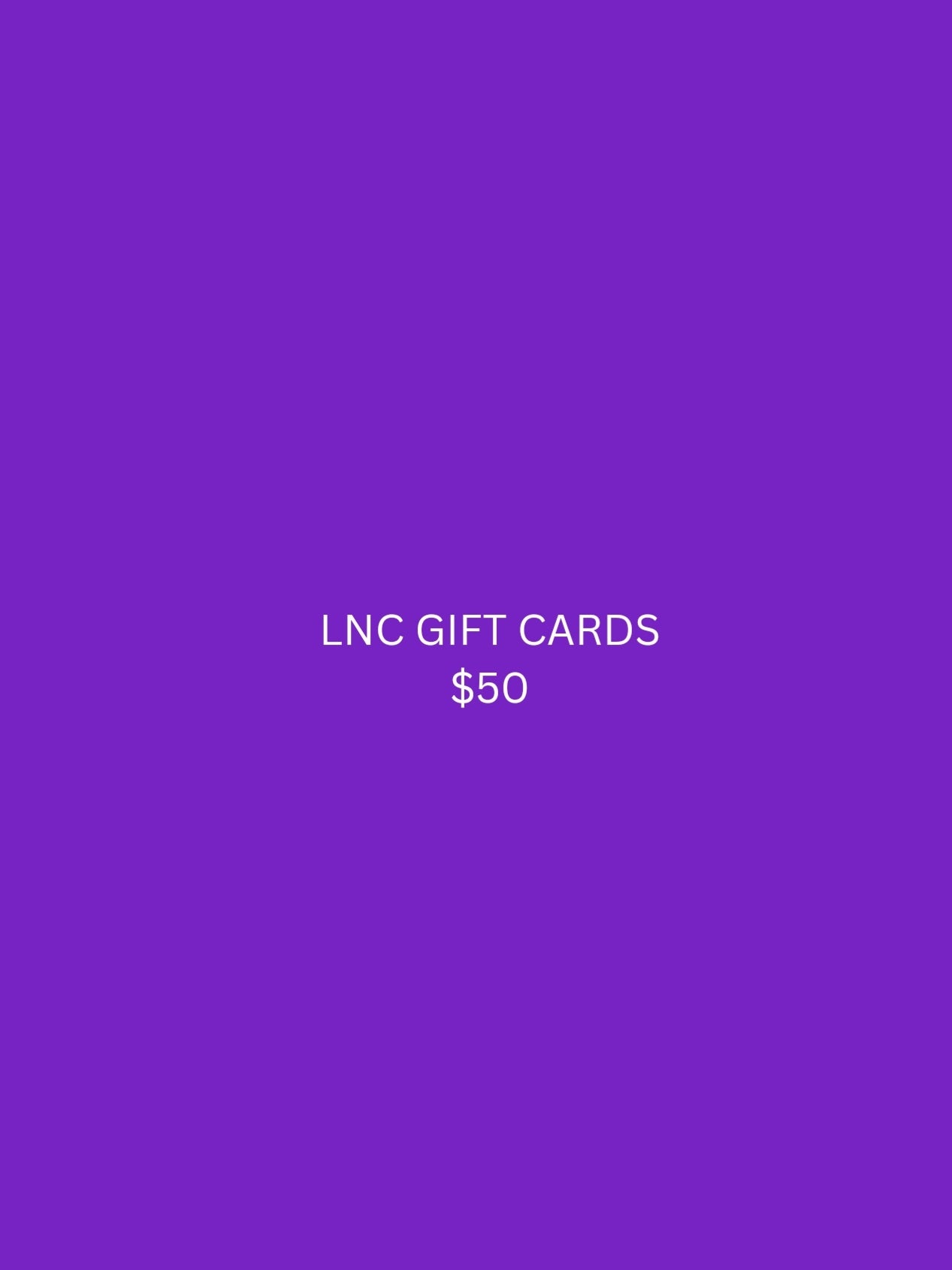 LNC Gift Cards