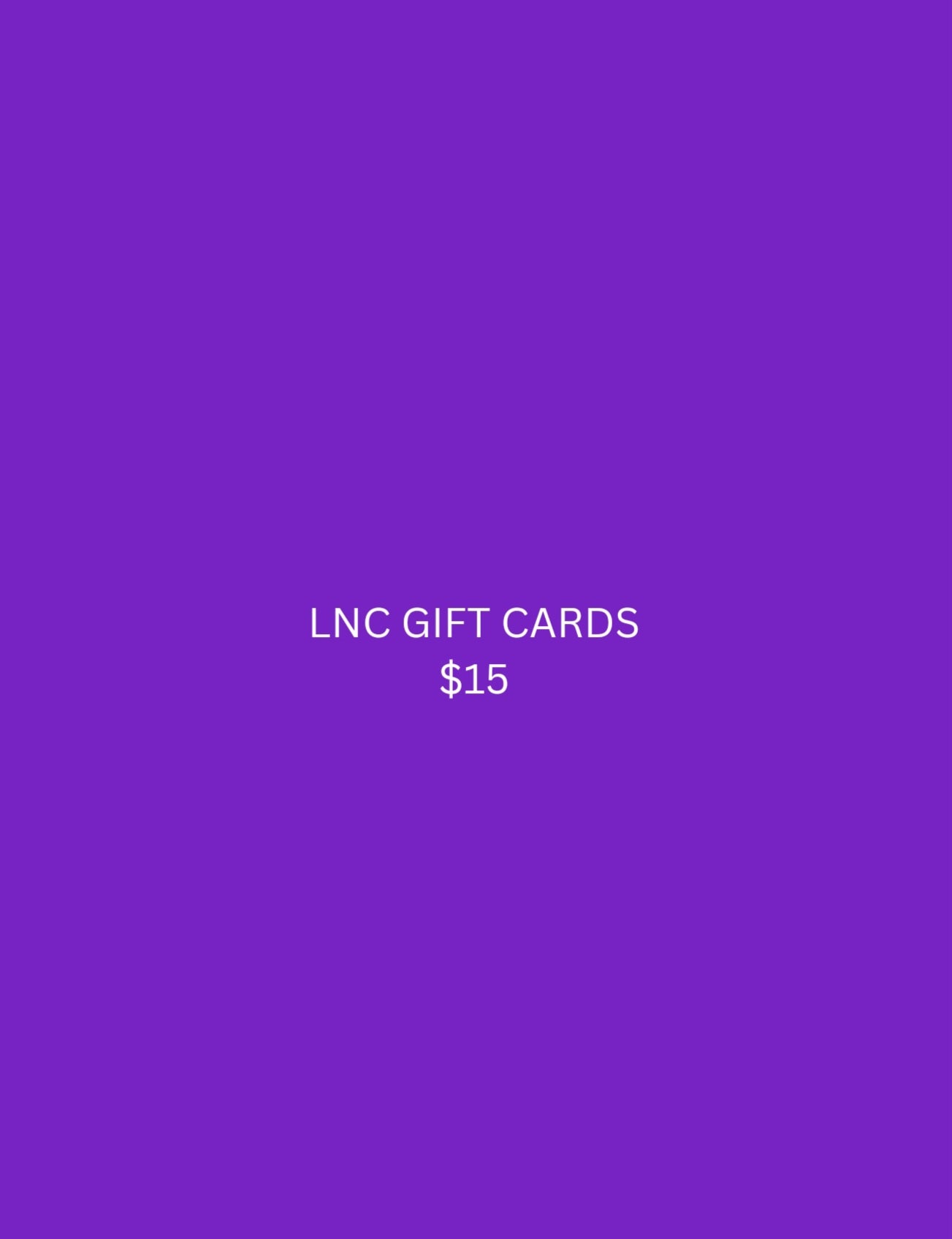 LNC Gift Cards