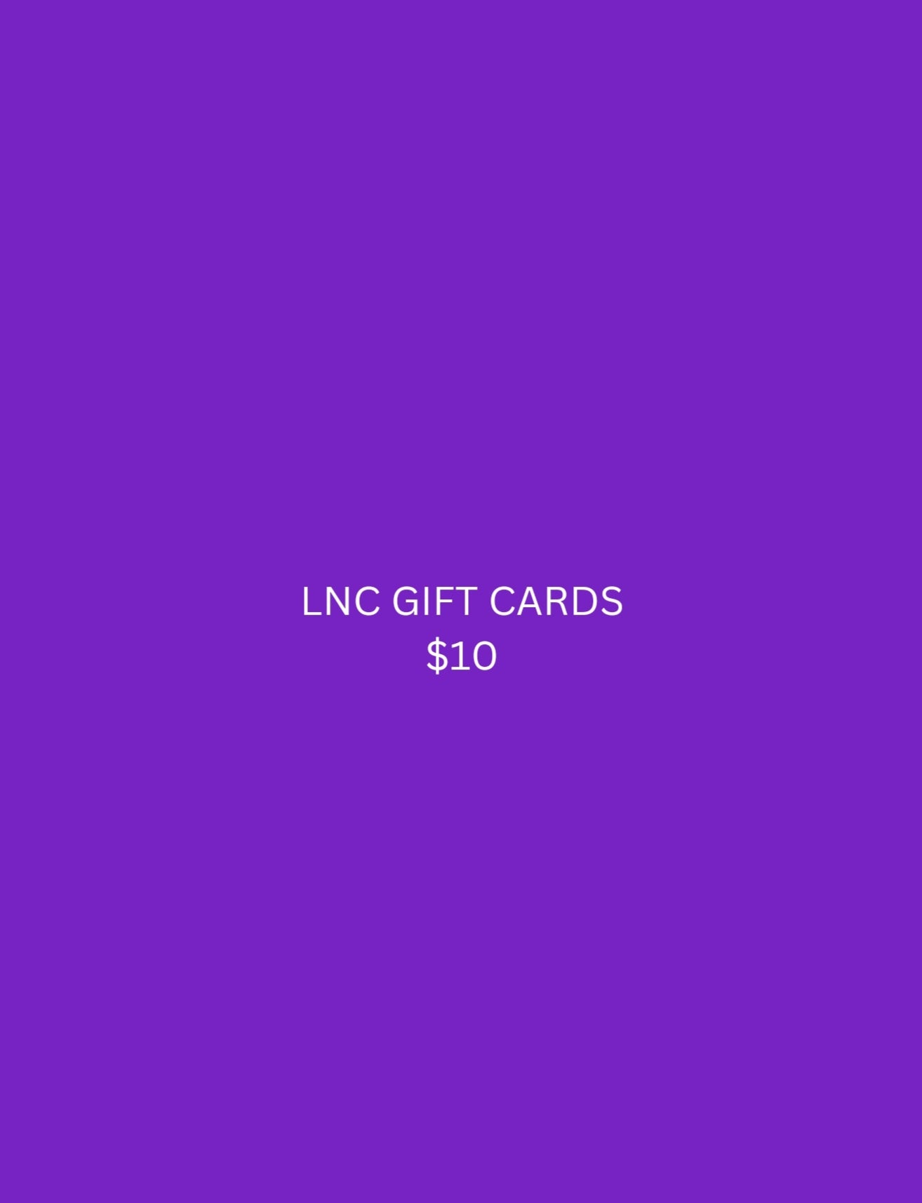 LNC Gift Cards