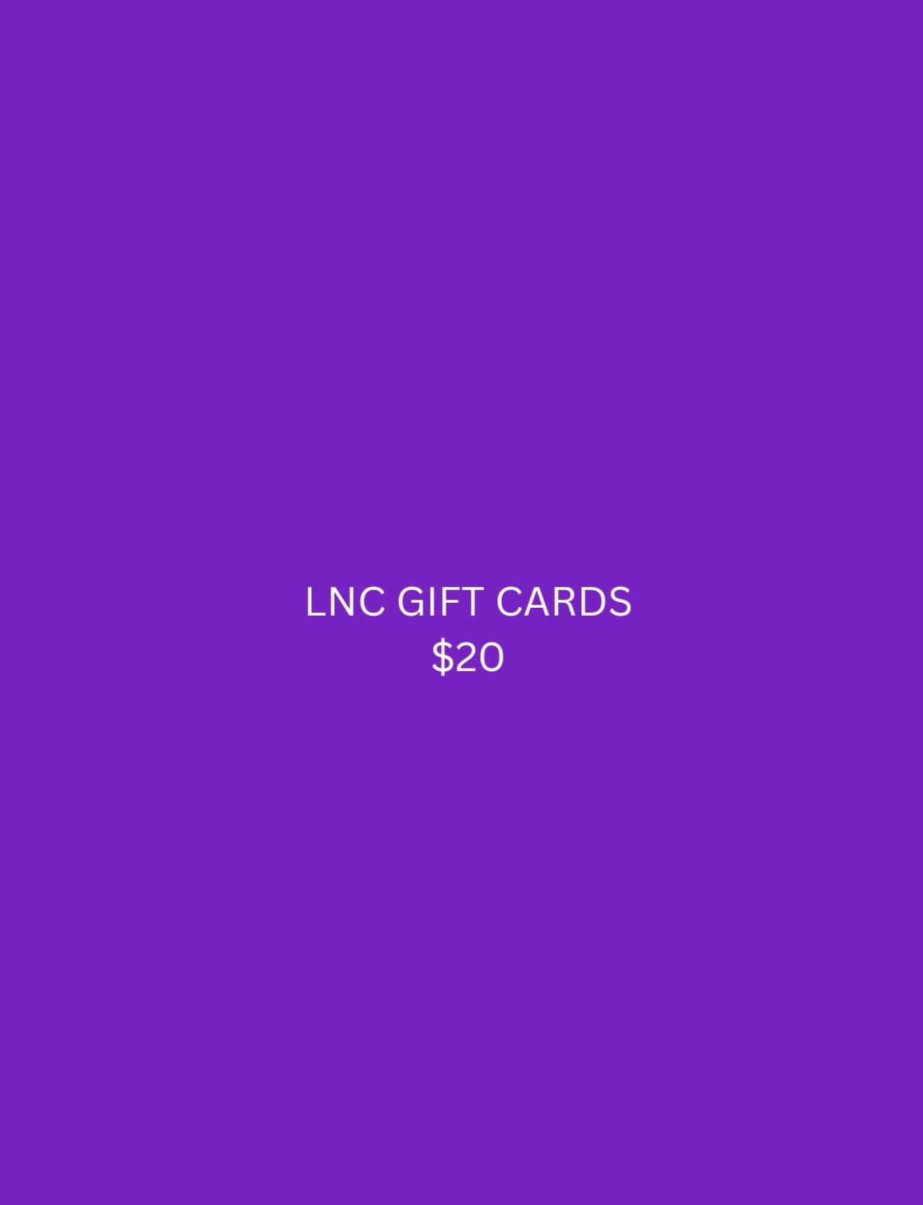 LNC Gift Cards